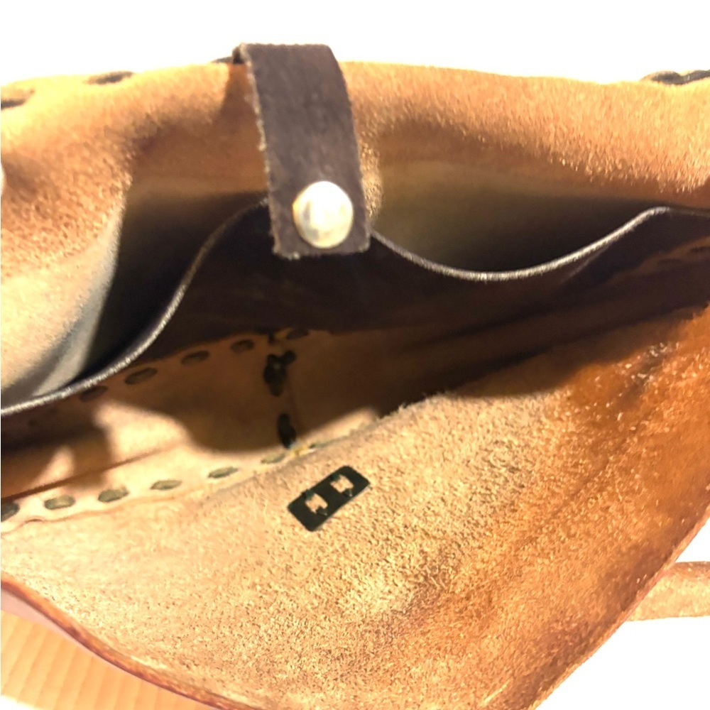 Vintage handmade Leather Shoulder Bag - Picture 5 of 5